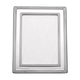Zilveren fotolijst filet, fotomaat 13x18 cm