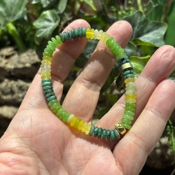 Heide Heinzendorff armband agaat, kwarts en jasper