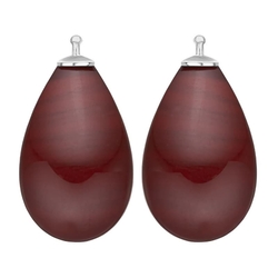 Heide Heinzendorff bruine aanhangers E43 zilver stokje