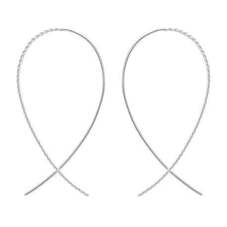 Bastian Inverun doortrek oorbellen gedraaid Pull Through 2.0