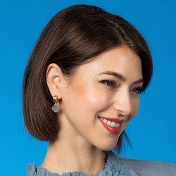 Heide Heinzendorff aanhangers klaver hard blauw