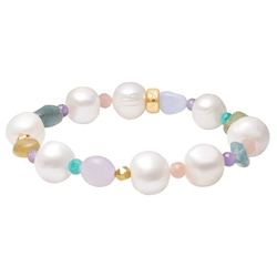 Heide Heinzendorff armband apetiet, peridot, amethist, zonnesteen en amazoniet