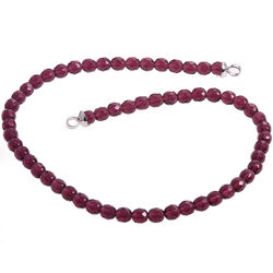 Paarse ketting van zinzi zonder sluiting ZIC401pb48