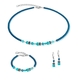 Coeur de Lion sieradenset 2103-0624 turquoise