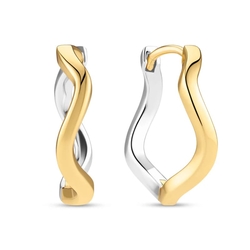 Sif Jakobs vergulde creolen Ellera Waves Pianura