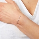 Laura Ashley zilveren armbandje Alford Meadow Light Amethyst