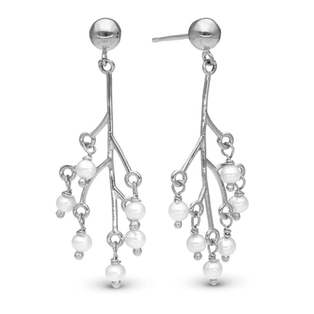 Christina zilveren oorbellen Cherry Tree 760-S101