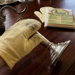 handschoenen voor zilver poetsen