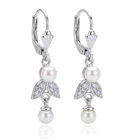 lange oorbellen kristal glaspareltjes GL