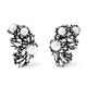 Giovanni Raspini zilveren Anemone oorbellen