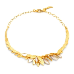 Giovanni Raspini verguld zilveren collier Gold Skin