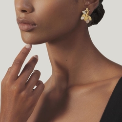 Giovanni Raspini vergulde oorbellen Gold Skin