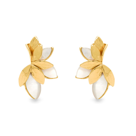 Giovanni Raspini vergulde oorbellen Gold Skin