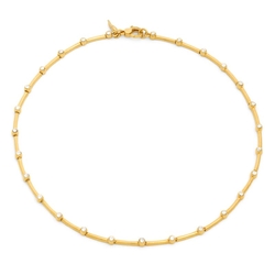 Giovanni Raspini verguld zilveren collier Satellite