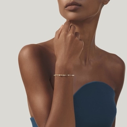 Giovanni Raspini verguld zilveren armband Satellite