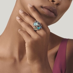 Giovanni Raspini zilveren ring Cocktail