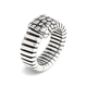 Giovanni Raspini zilveren ring Tubogas Croco