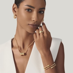 Giovanni Raspini vergulde ring Tubogas Croco