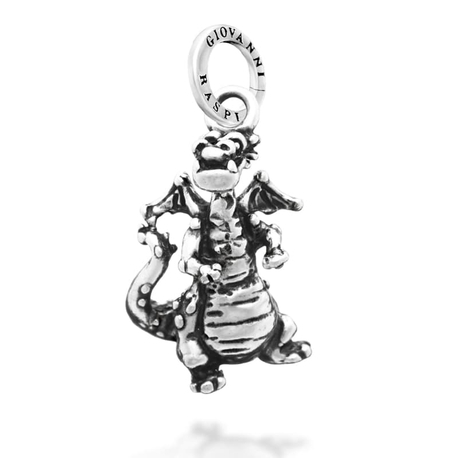 Giovanni Raspini zilveren charm draak
