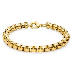 BOCCIA Titanium vergulde armband hartje