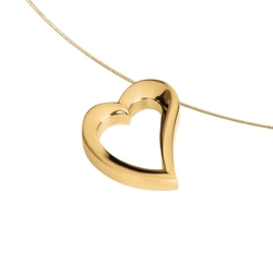 BOCCIA Titanium vergulde harthanger 0750-05