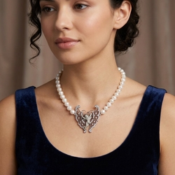 GL parelsnoer zonder sluiting voor een broche