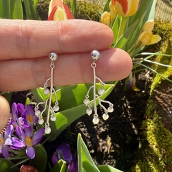 Christina zilveren oorbellen Cherry Tree 760-S101