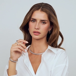 Sif Jakobs zilveren collier Riva tubogas sj-n2750