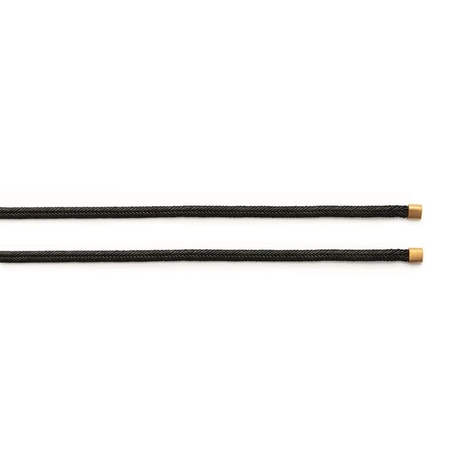 Bastian Inverun zwart koord collier 100 cm