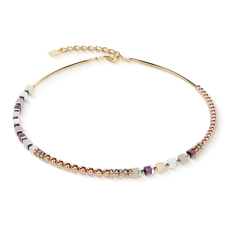 Coeur de Lion ketting 4354-10-1208 Fusion Offset Champagne blush