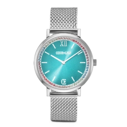 Coeur de Lion horloge rond licht blauw 7650-70-1706