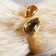 Bastian Inverun vergulde ring Sparkling Leaves
