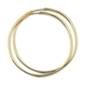 14krt gouden oorringen 2,5 mm 37 mm