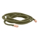 Heide Heinzendorff donker groen gevlochten koord collier 100 cm