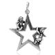 Zilver hanger ster met engeltjes Raspini