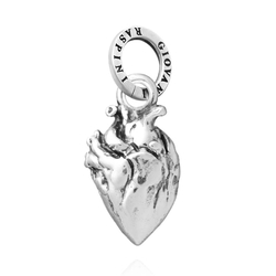 Giovanni Raspini zilveren bedel hart