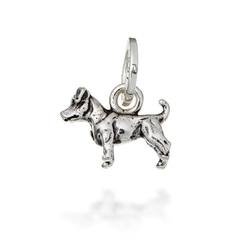 Giovanni Raspini zilveren bedel Jack russel