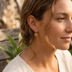 Elements Gold 9 krt oorhangers levensboom