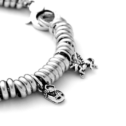 Giovanni Raspini zilveren mini bedel eenhoorn