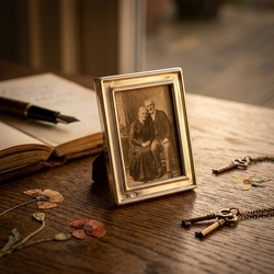 Fotolijstje Zilver Montuur 3 X 4 cm