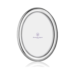 Zaramella ovaal zilveren fotolijst Saint Michel 6 x 9 cm