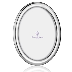 Zaramella ovaal zilveren fotolijst Saint Michel 20 x 15 cm