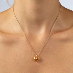 Bastian Inverun vergulde hanger Golden Love