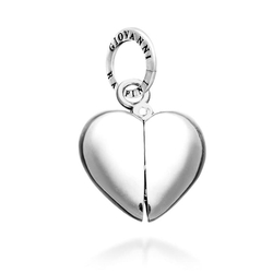 Giovanni Raspini zilveren bedel Love Heart