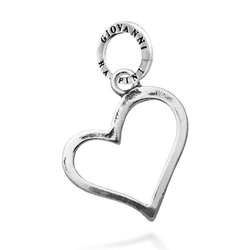 Giovanni Raspini zilveren bedel Super Light hart