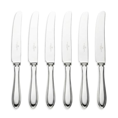 6 Pzilver untfilet van Kempen & Begeer Dessertmessen 1988