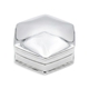 zeskantig zilveren doosje 3 x 3 cm, graveerbaar