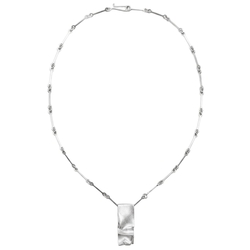 Vintage Lapponia zilveren collier Björn Weckström anno 1988