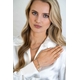Zinzi bicolor zilveren collier half jasseron half gourmet kapittelsluiting zic2387