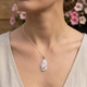 Zinzi charms280 zilveren slipper zirkonia